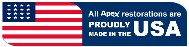 All Apex restorations are proudly made in the USA.